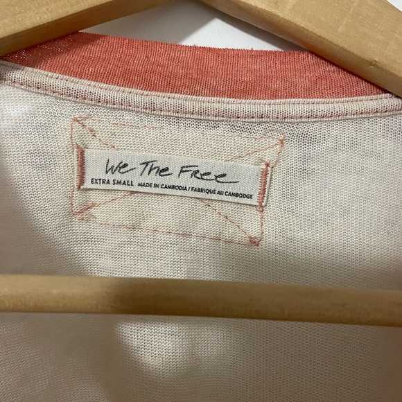 Free People We The Free Home Stretch Top Size XS EUC! - Picture 5 of 7